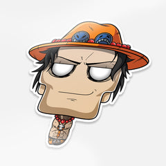 Popsikulls Collectible Stickers, Vinyl, Water Resistant, Glossy Finish, Holographic, 4" inches