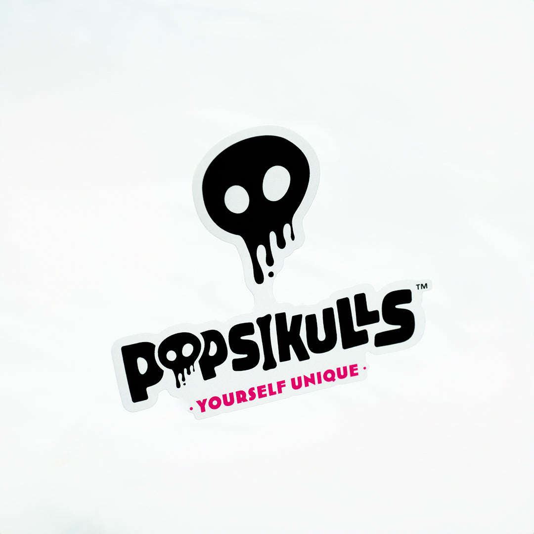 Water-resistant matte and holographic vinyl stickers 4”