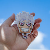 Popsikulls Collectible Stickers, Vinyl, Water Resistant, Glossy Finish, Holographic, 4" inches