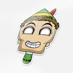 Popsikulls Collectible Stickers, Vinyl, Water Resistant, Glossy Finish, Holographic, 4" inches