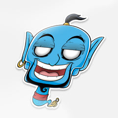 Popsikulls Collectible Stickers, Vinyl, Water Resistant, Glossy Finish, Holographic, 4" inches