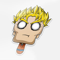 Popsikulls Collectible Stickers, Vinyl, Water Resistant, Glossy Finish, Holographic, 4" inches