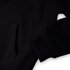 Double-layer cropped hoodie with heavyweight boxy fit