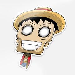 Popsikulls Collectible Stickers, Vinyl, Water Resistant, Glossy Finish, Holographic, 4" inches