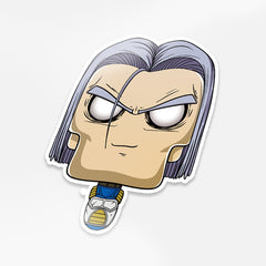 Popsikulls Collectible Stickers, Vinyl, Water Resistant, Glossy Finish, Holographic, 4" inches