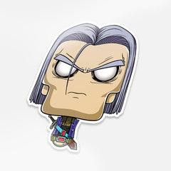 Popsikulls Collectible Stickers, Vinyl, Water Resistant, Glossy Finish, Holographic, 4" inches