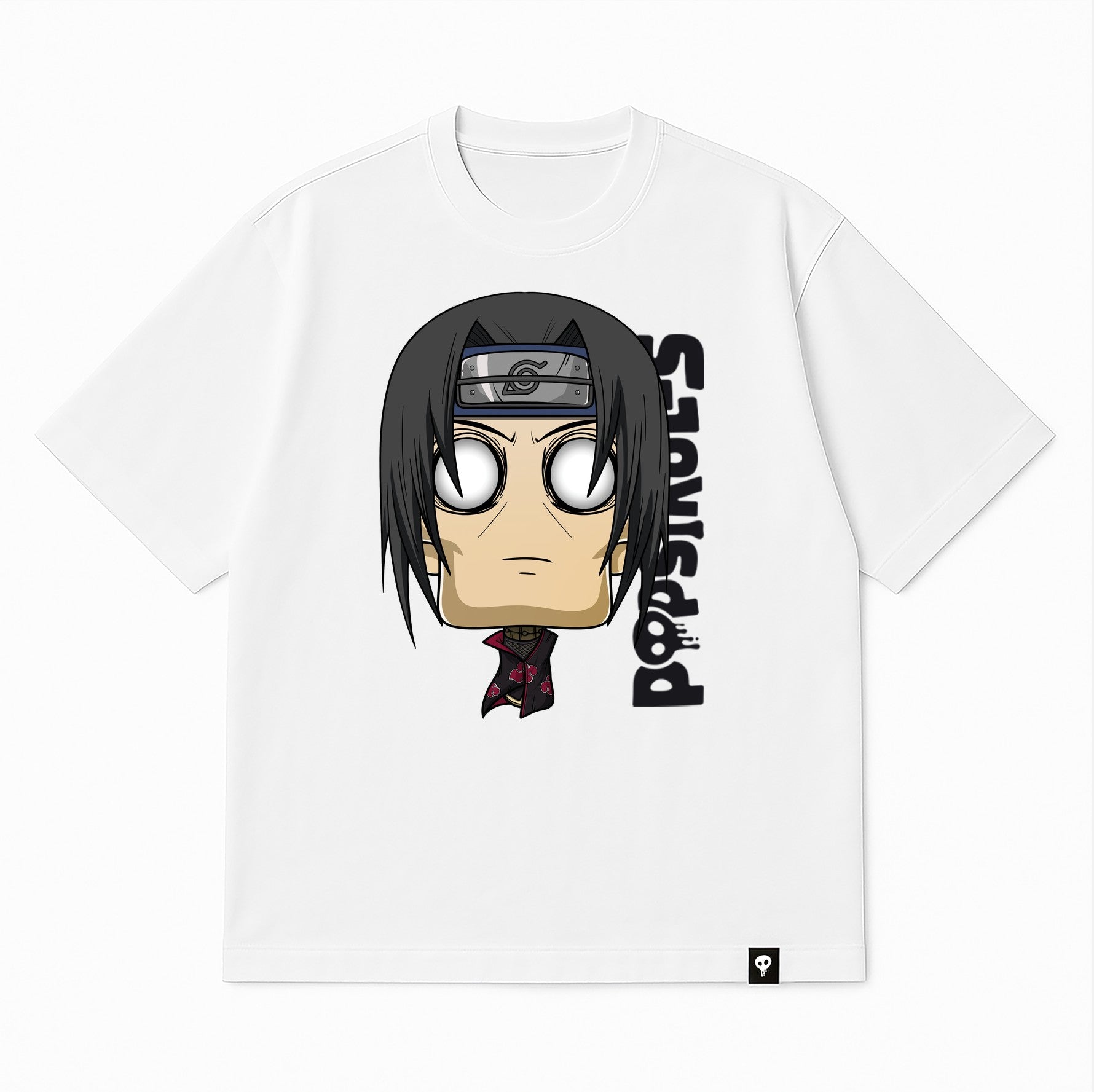 Crow Cloak Popsikulls Legendary Tee, white