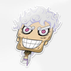 Popsikulls Collectible Stickers, Vinyl, Water Resistant, Glossy Finish, Holographic, 4" inches