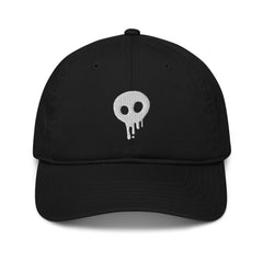 Classic dad hat with skull logo, vintage streetwear cap