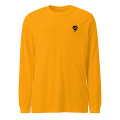 Unisex long sleeve t-shirt with skull logo