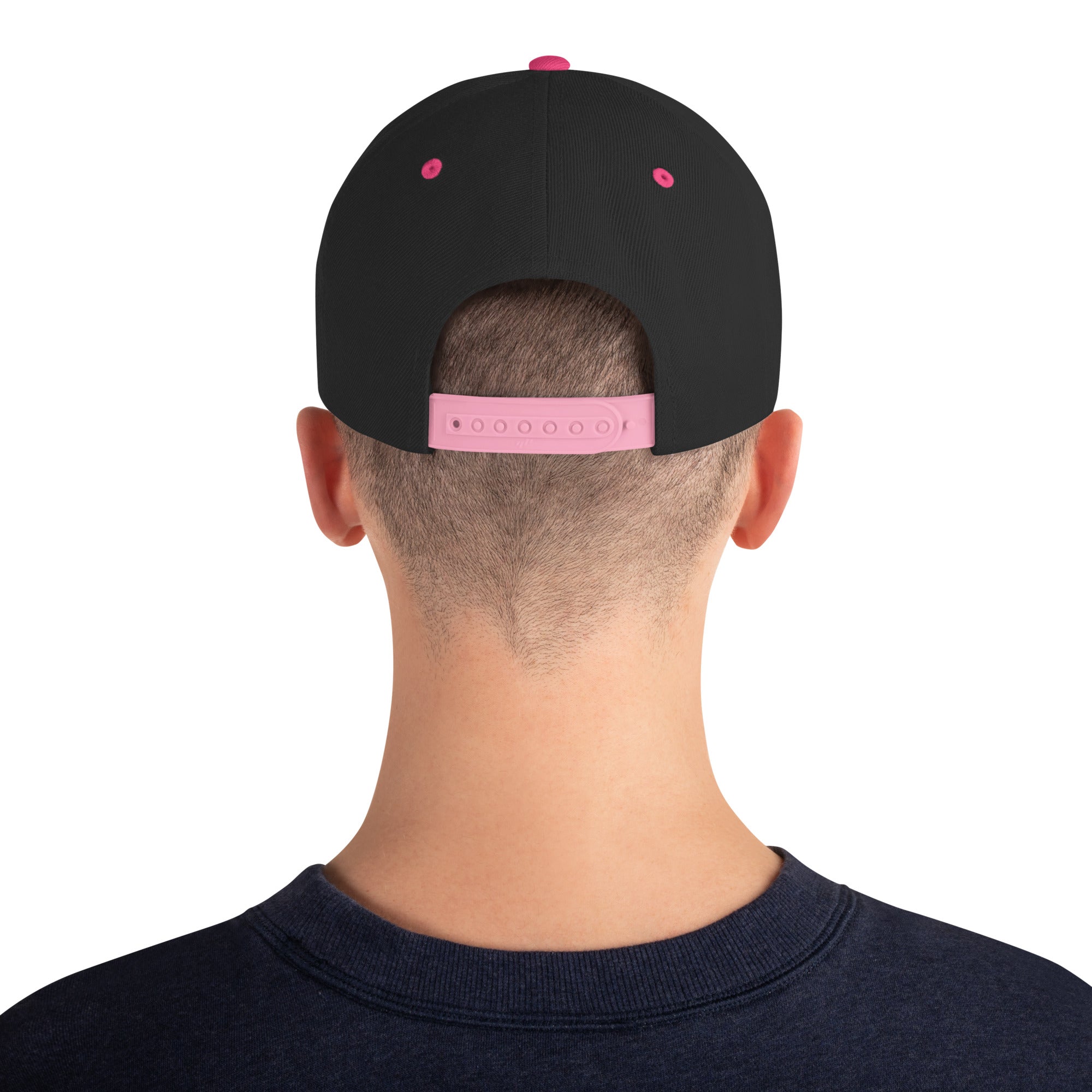 Popsikulls Hat, High-Profile, Plastic Snap Closure, Skull Logo