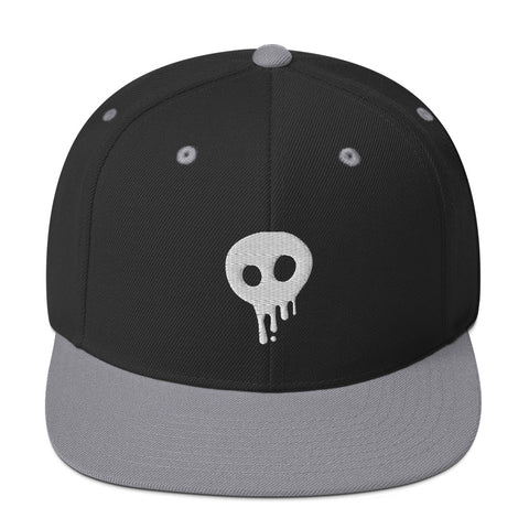 Popsikulls Hat, High-Profile, Plastic Snap Closure, Skull Logo