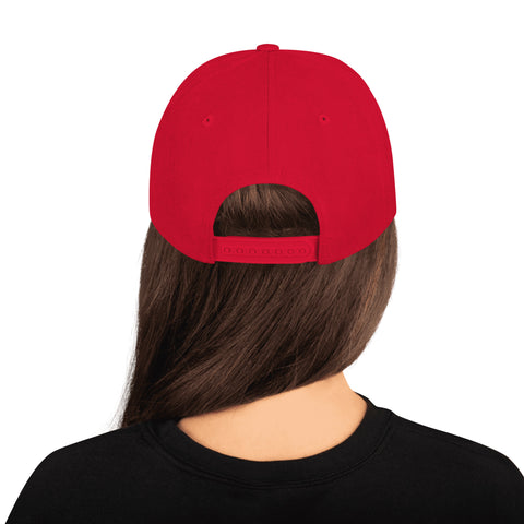 Popsikulls Hat, High-Profile, Plastic Snap Closure, Skull Logo