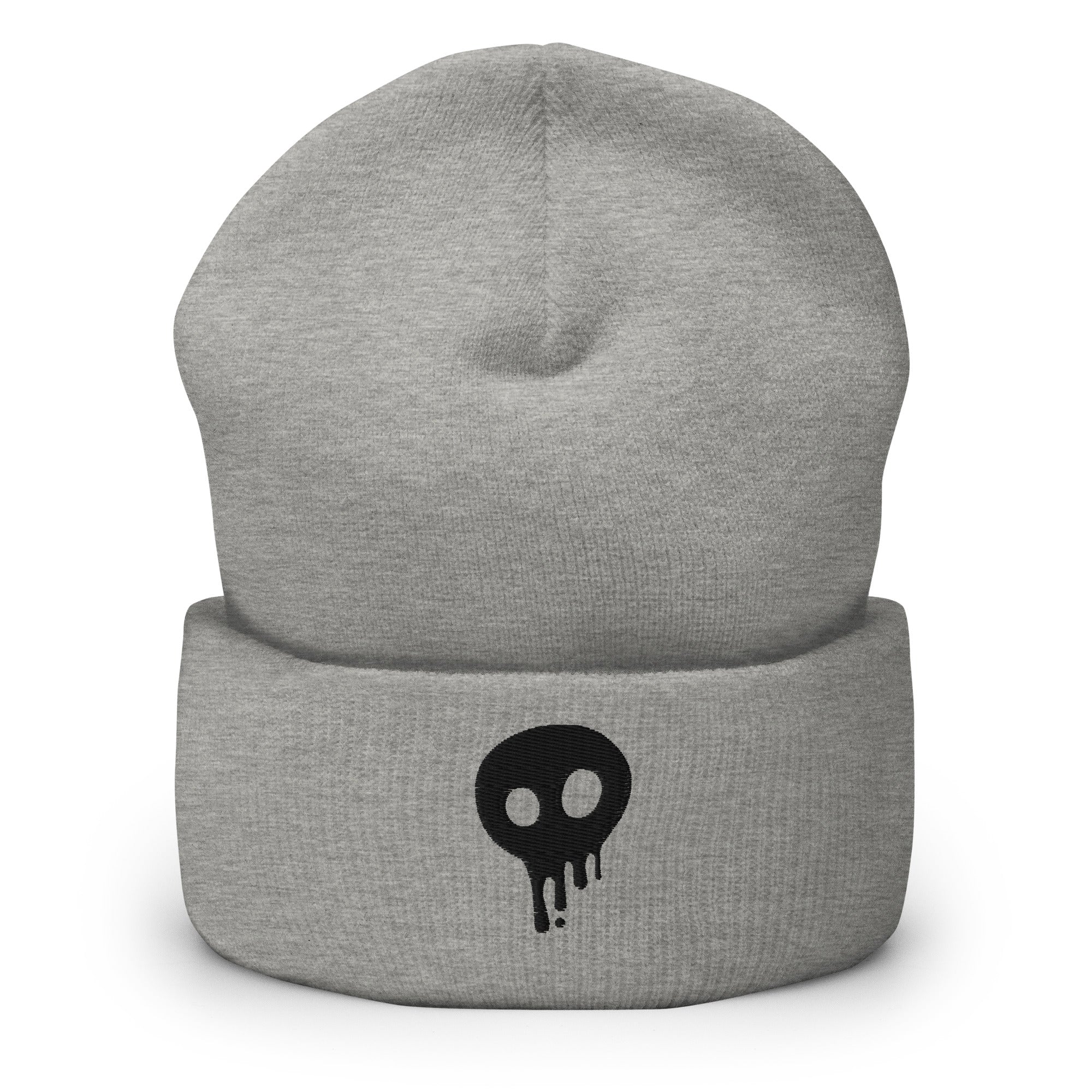 Popsikulls Snug Skull Beanie, Unisex, Soft Feel, One Size, Skull Logo