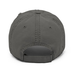 Distressed Dad Hat, Skull Logo