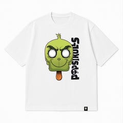 Heart Two Sizes Popsikulls Legendary Tee, white
