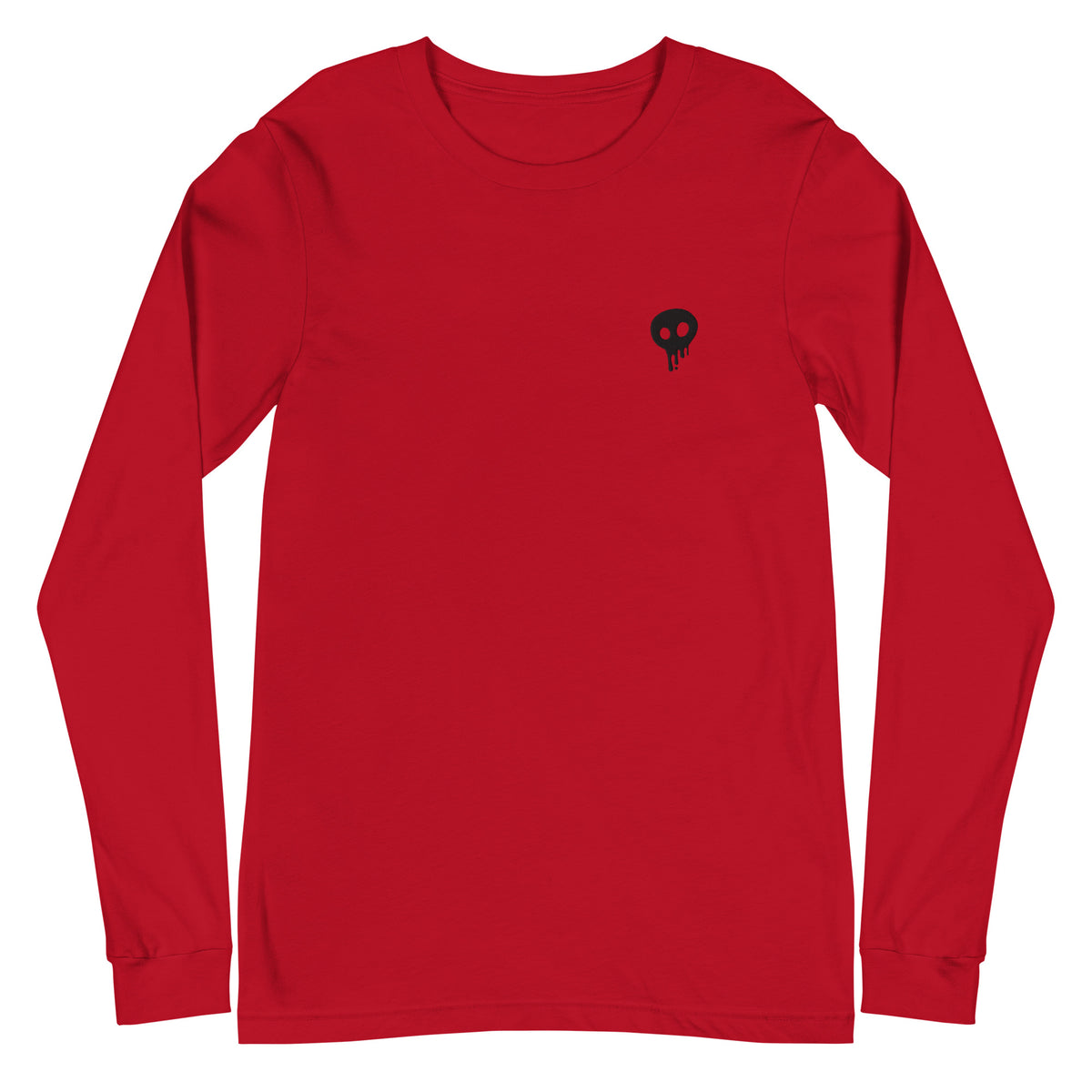 Long Sleeve Tee, Unisex, Skull Logo