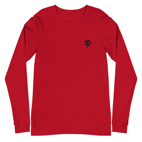 Long Sleeve Tee, Unisex, Skull Logo